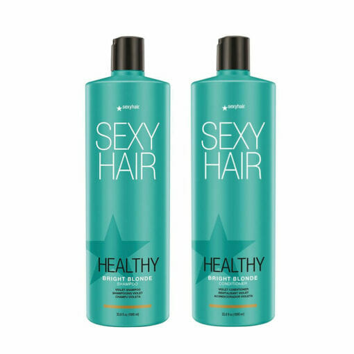 Sexy Hair Healthy Bright Blonde Shampoo & Conditioner 1000ml Pack